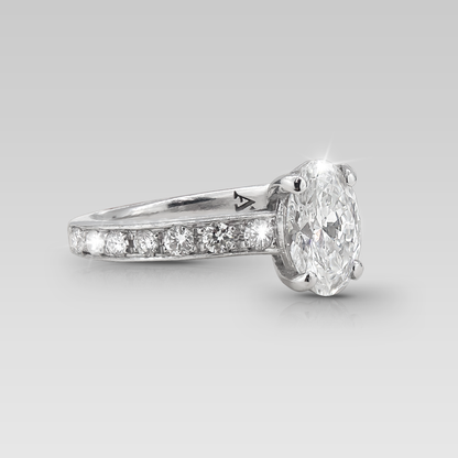 Anillo de Compromiso Eiffel • Oval