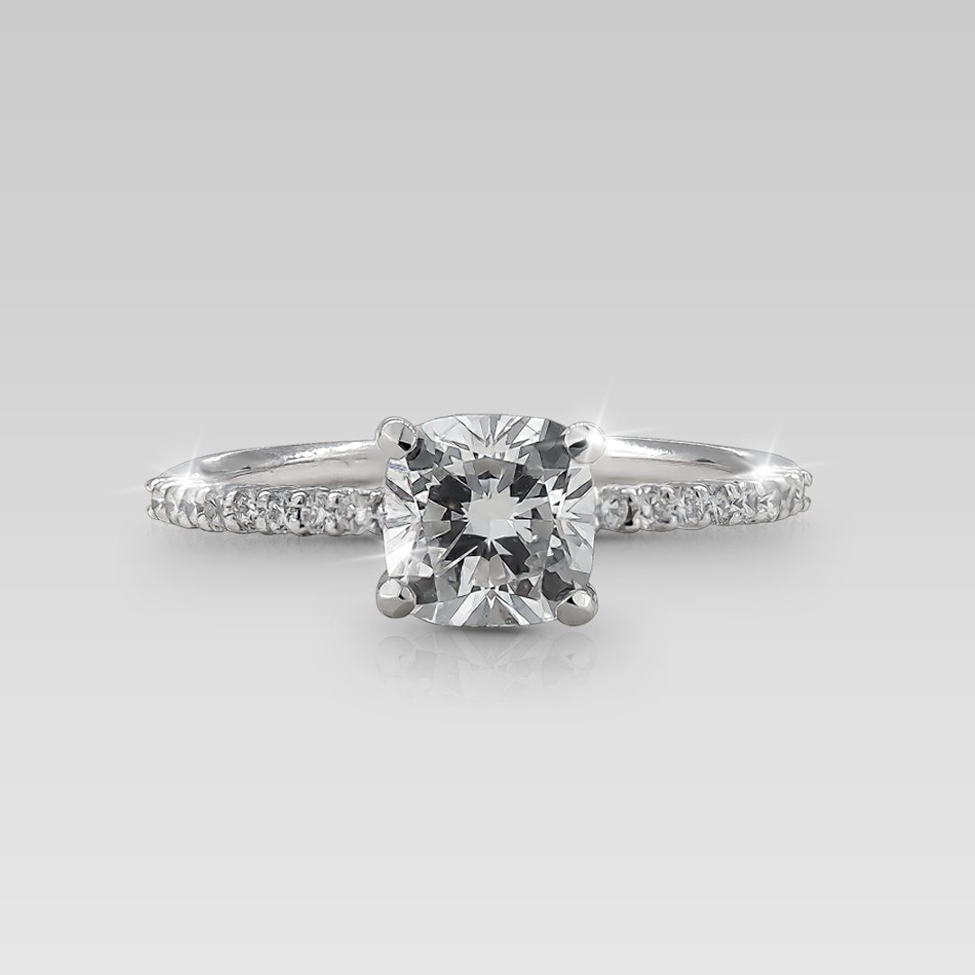Anillo de Compromiso Grace • Cushion