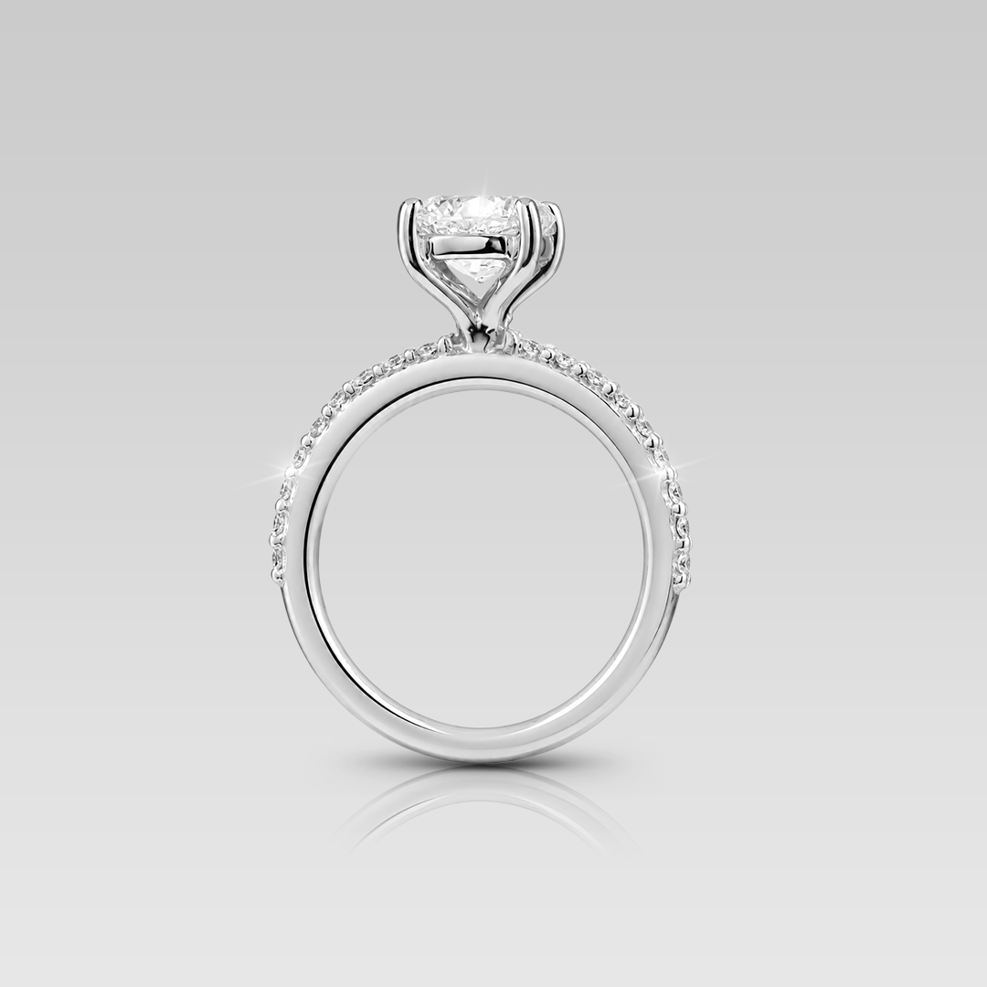 Anillo de Compromiso Queen • Cushion