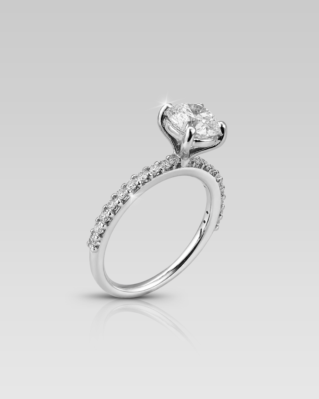 Anillo de Compromiso Queen • Round