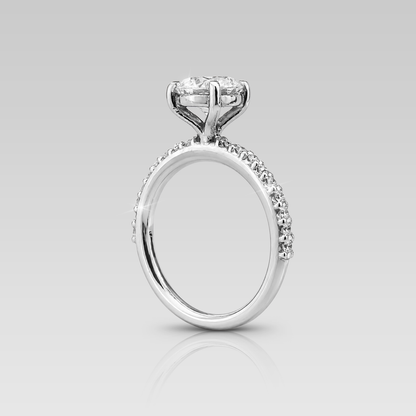 Anillo de Compromiso Queen • Round