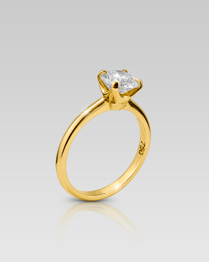 Anillo de Compromiso Solitario Adamant • Round