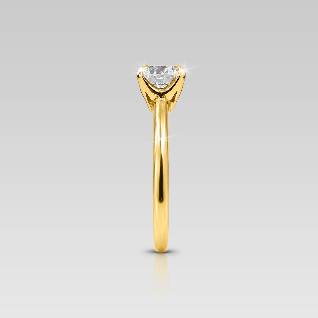 Anillo de Compromiso Solitario Adamant • Round