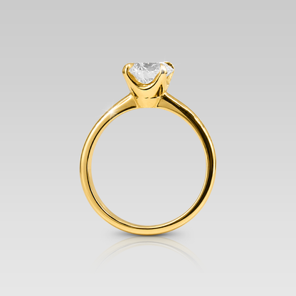 Anillo de Compromiso Solitario Adamant • Round