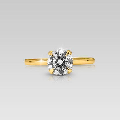 Anillo de Compromiso Solitario Adamant • Round