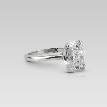 Anillo de Compromiso Solitario Adamant • Cushion