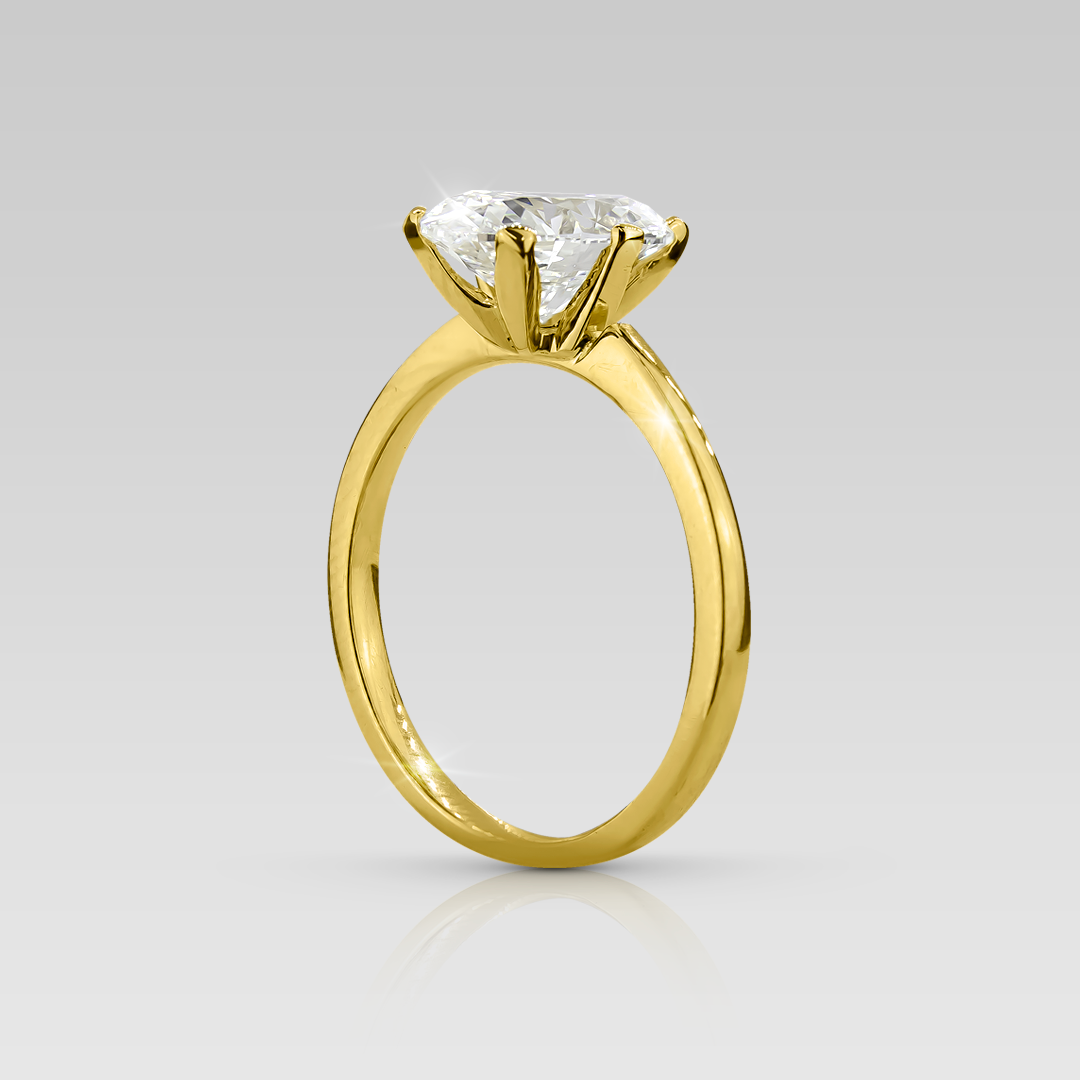 Anillo de Compromiso Solitario Adamant • Oval
