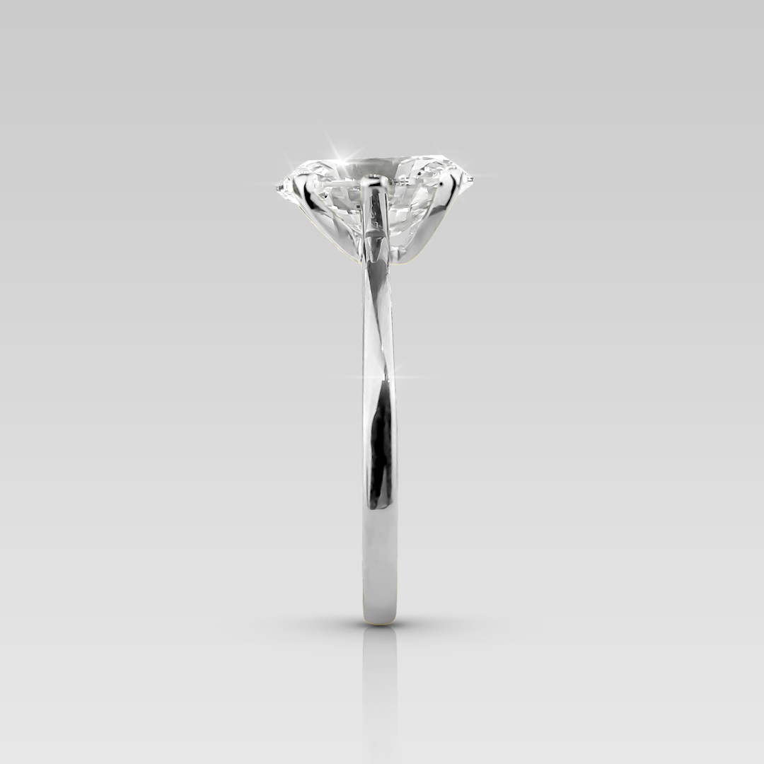 Anillo de Compromiso Solitario Adamant • Oval