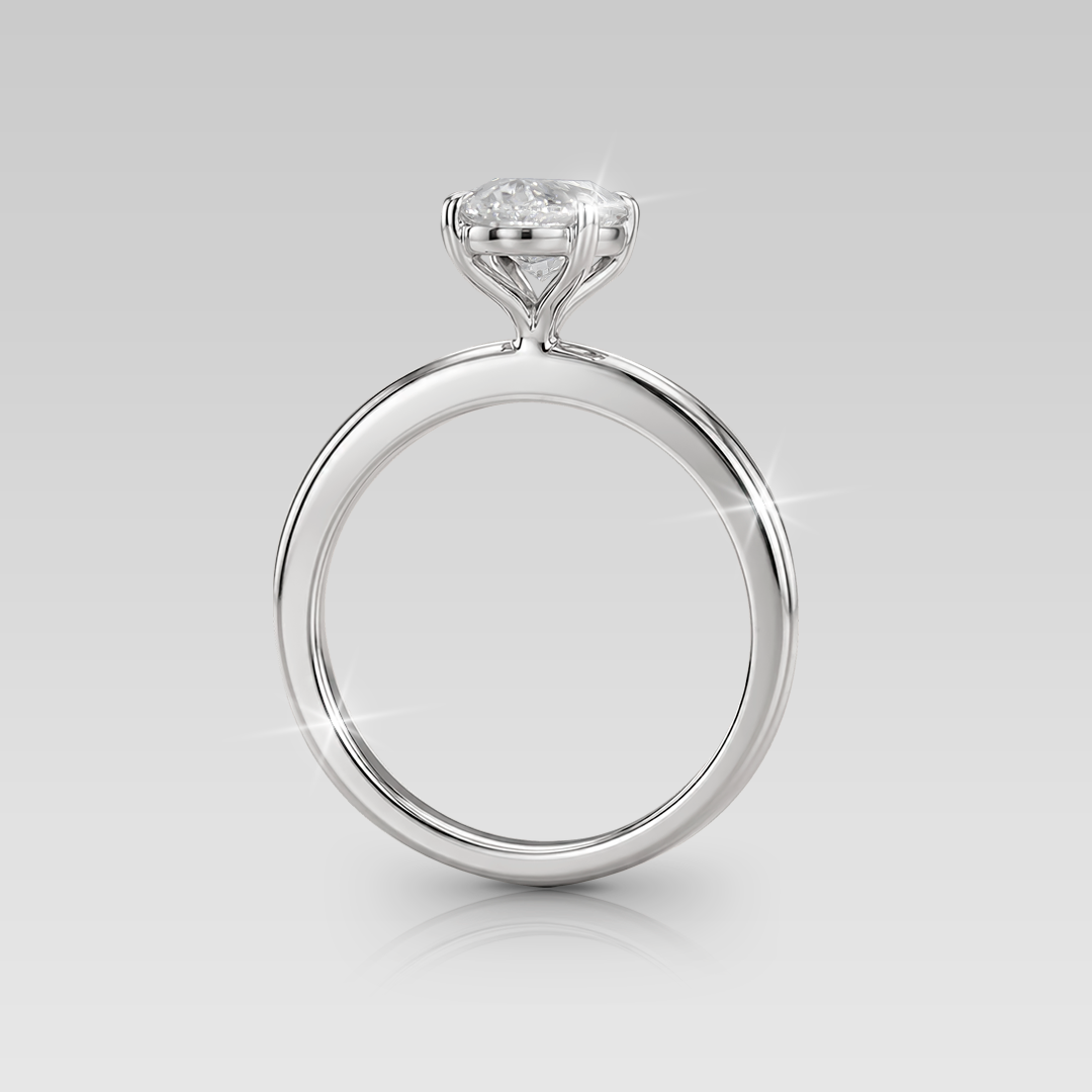 Anillo de Compromiso Solitario Adamant • Pear